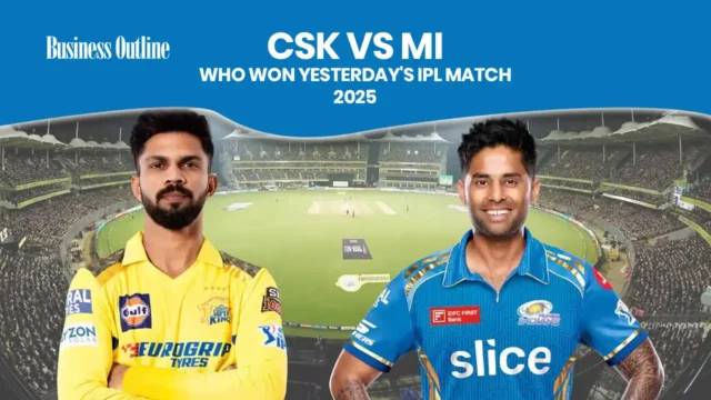 CSK vs MI Who won yesterdays IPL Match 2025 copy